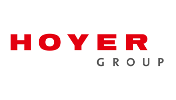 Het Logo van het logistieke bedrijf Hoyer Group