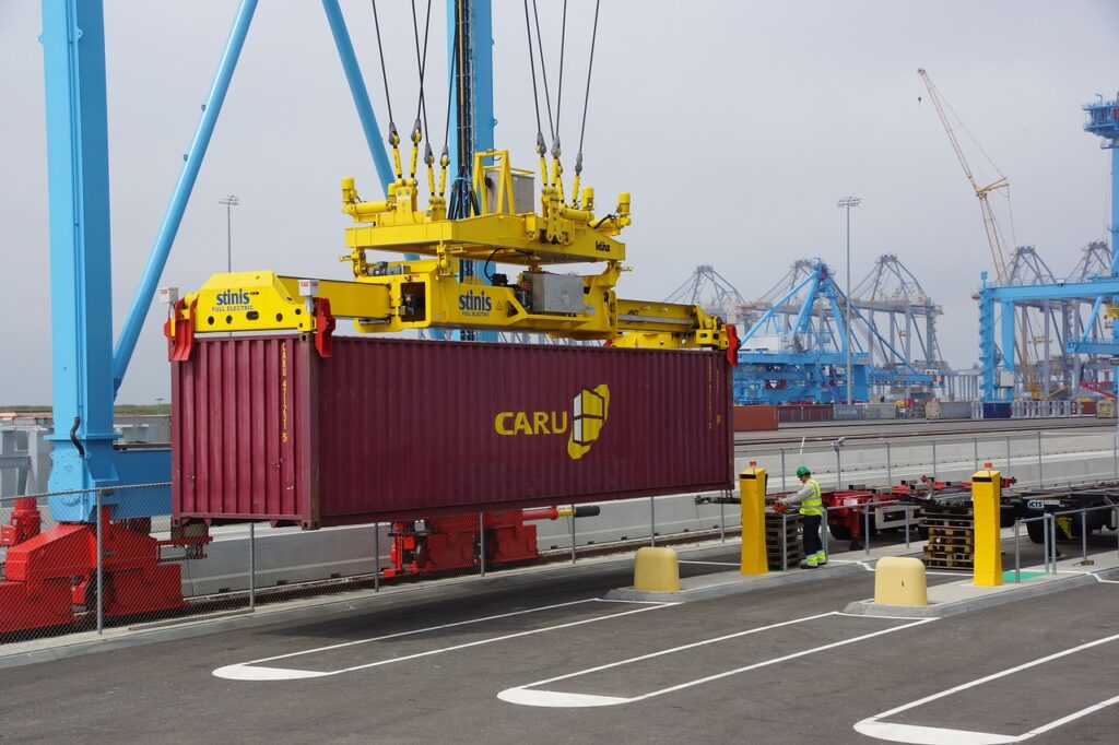 Inbound van containers verwerken met het Forwarding Management System van Adaption